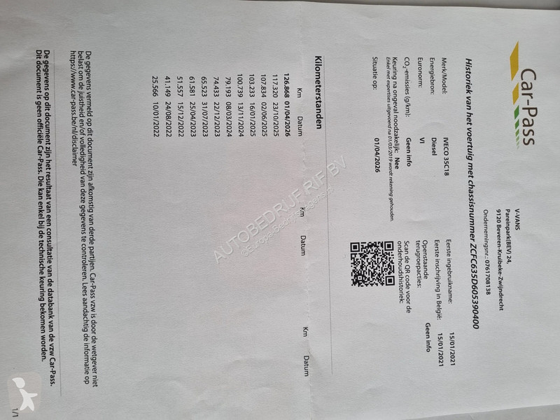 Furgoneta Iveco 35C18 3.0D 180PK L4H2 Maxi N1...
