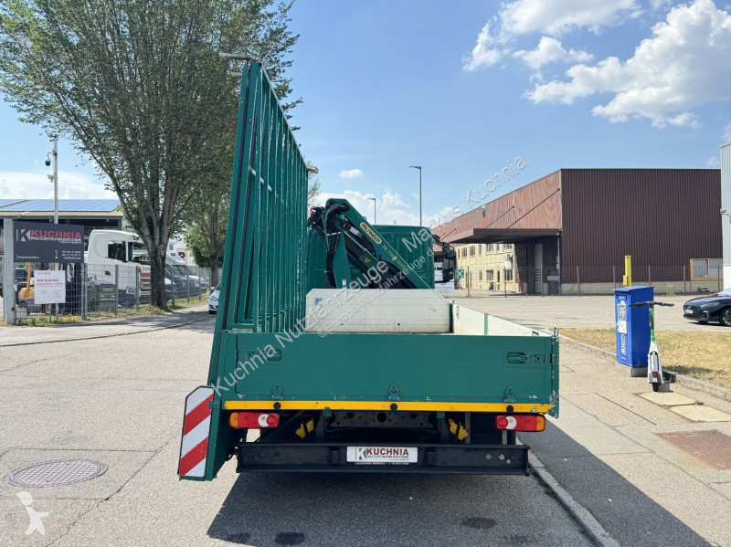 شاحنة Iveco 75-21 HEGLA-Glastransport Kran Funk E6