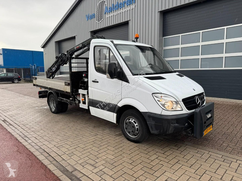 Mercedes  513 CDI, Crane Hiab 022-2 kipper van
