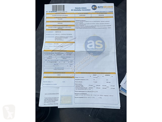 Коммерческий автомобиль Renault MODUS