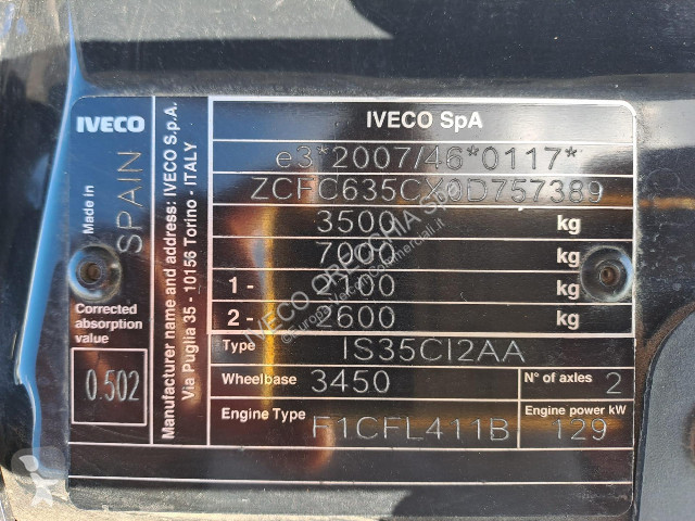 Véhicule utilitaire Iveco 35C18H