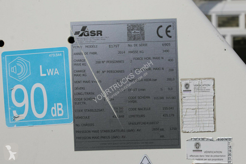 Furgoneta Renault Bühne GSR 18m 2 Per.Korb...