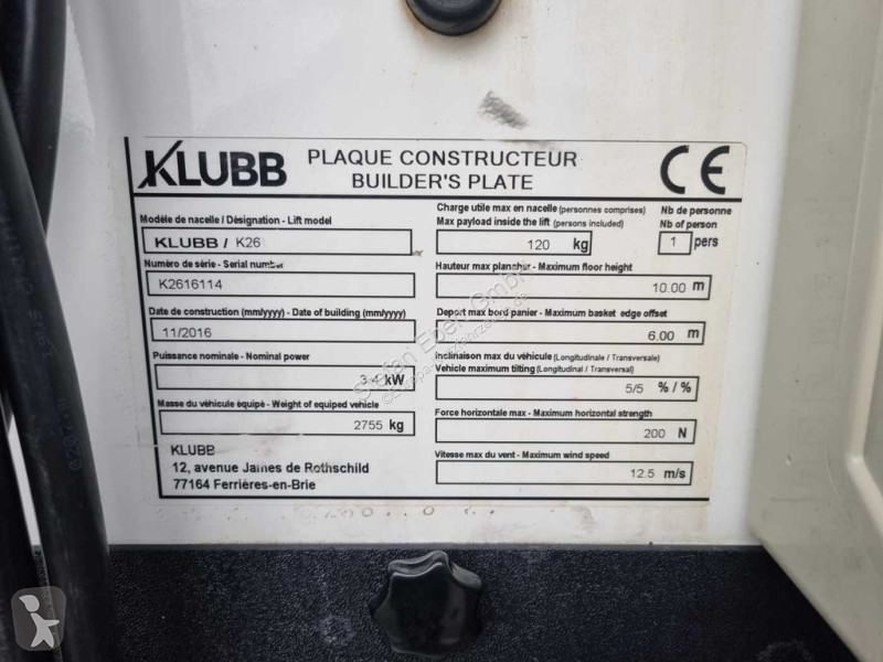 Užitkové vozidlo Opel 2.3 CDTI / KLUBB K26, 12m