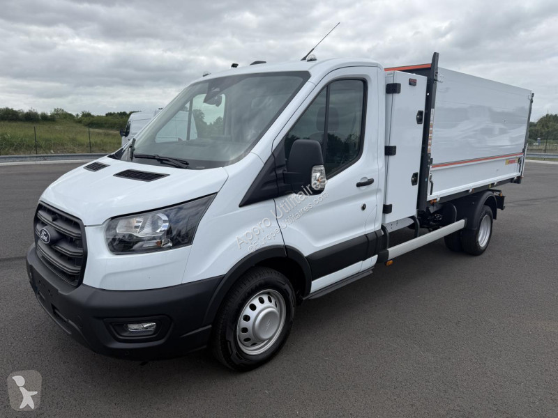 عربة نفعية Ford TRANSIT 165ch benne et coffre +...