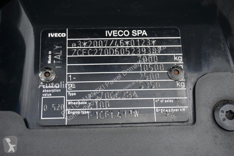 Samochód dostawczy Iveco DAILY / 70C18 / 3,0 -...