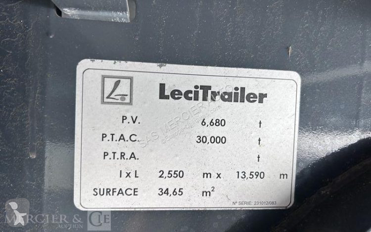 Furgoneta Lecitrailer semi remorque