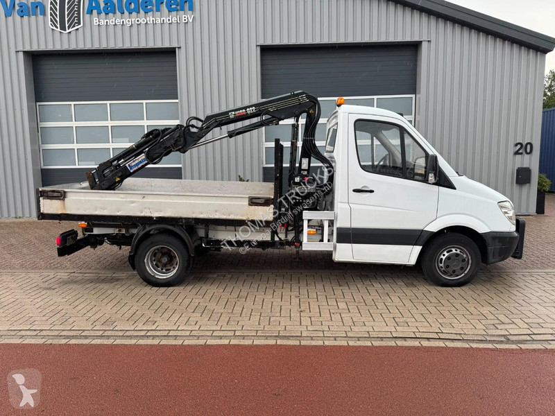 Mercedes  513 CDI, Crane Hiab 022-2 kipper van