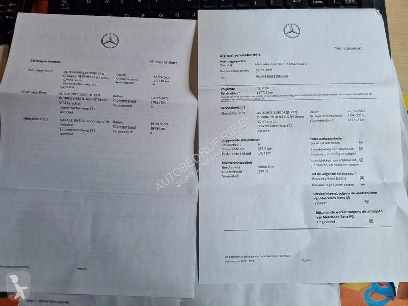 Mercedes 114 CDI Maxi Automaat Euro 6D van