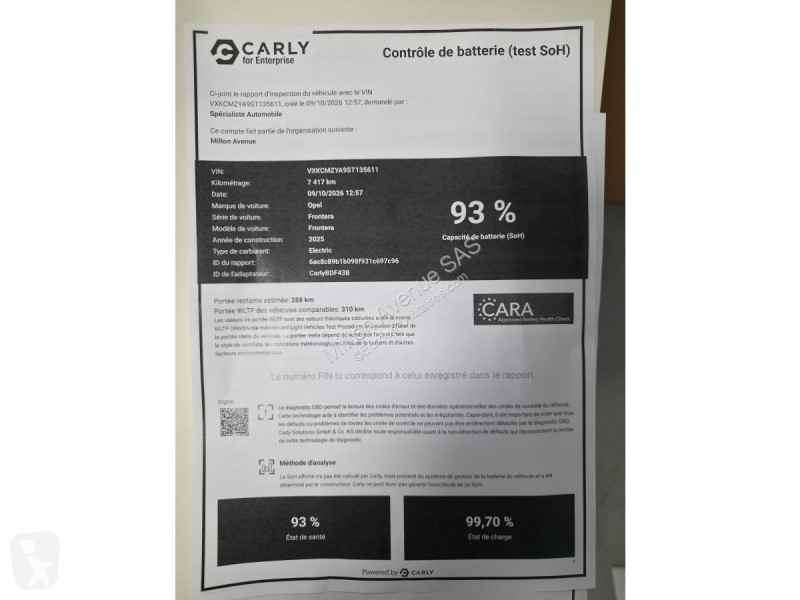 Véhicule utilitaire Opel FRONTERA -e - 113 - 44...