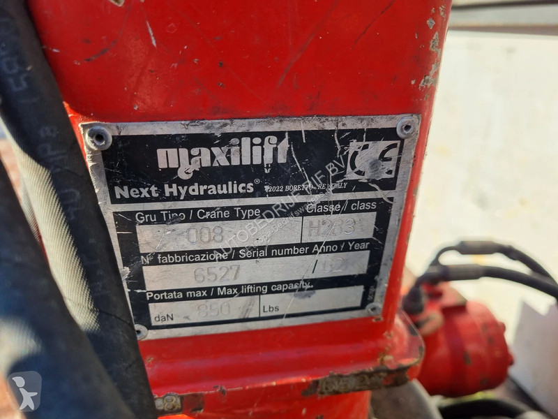 Iveco 35C13 Open laadbak Kraan 850kg Maxilift...