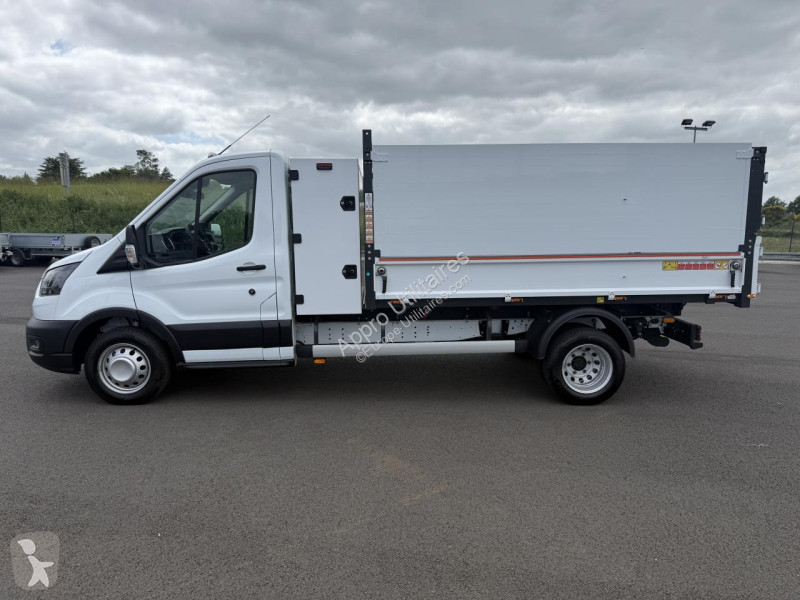 عربة نفعية Ford TRANSIT 165ch benne et coffre +...