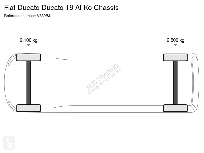 عربة نفعية Fiat 18 Al-Ko Chassis