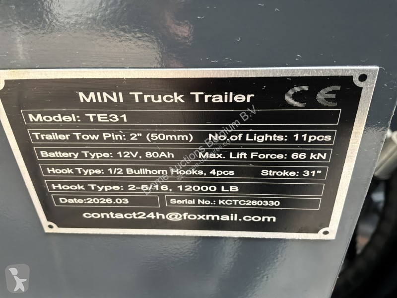 Furgoneta   TE31 Mini Truck Trailer