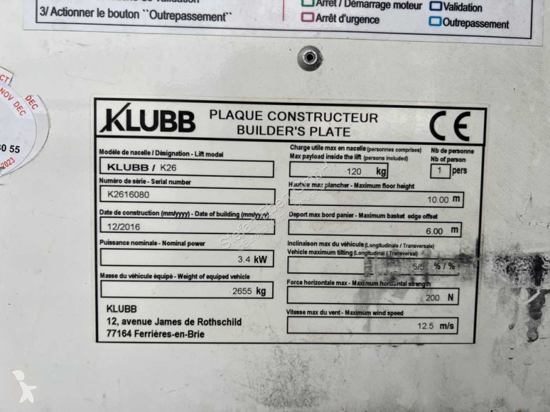 Furgoneta Renault 2.3 dCi / KLUBB K26, 12m