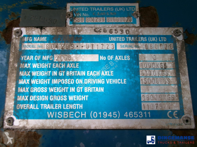 Autoutilitară   Tipper trailer alu 52 m3 +...