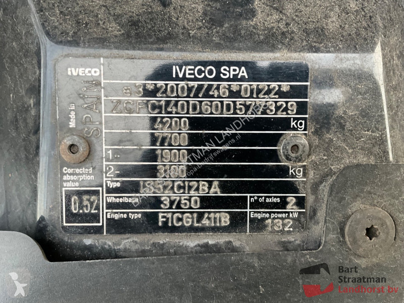 Bedrijfswagen Iveco Euro 6 box truck with...
