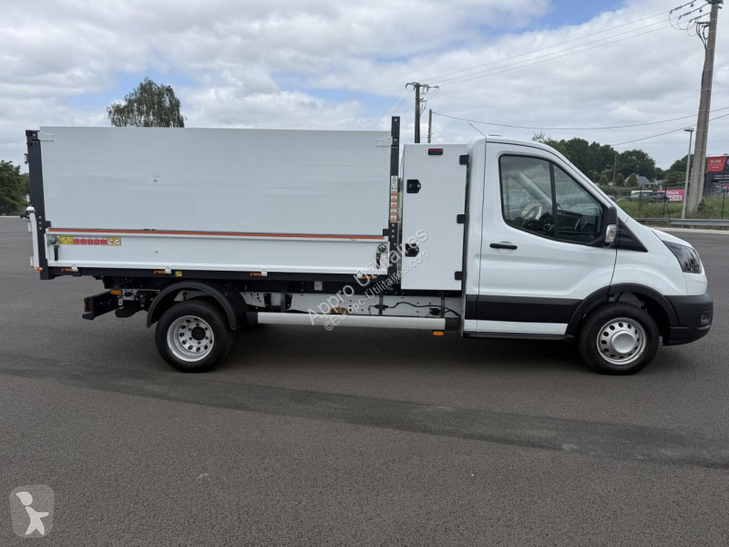 عربة نفعية Ford TRANSIT 165ch benne et coffre +...