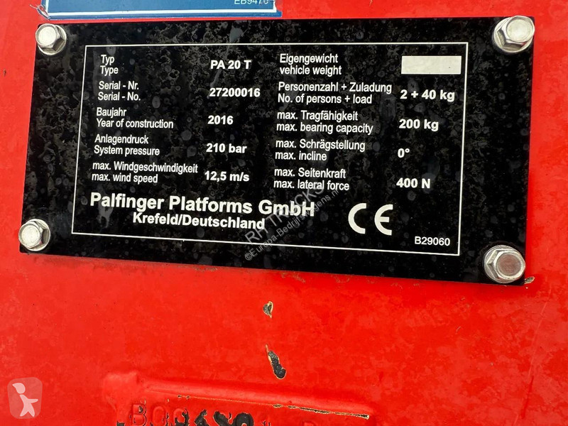 Samochód dostawczy Nissan 35.12 + PALFINGER 20...