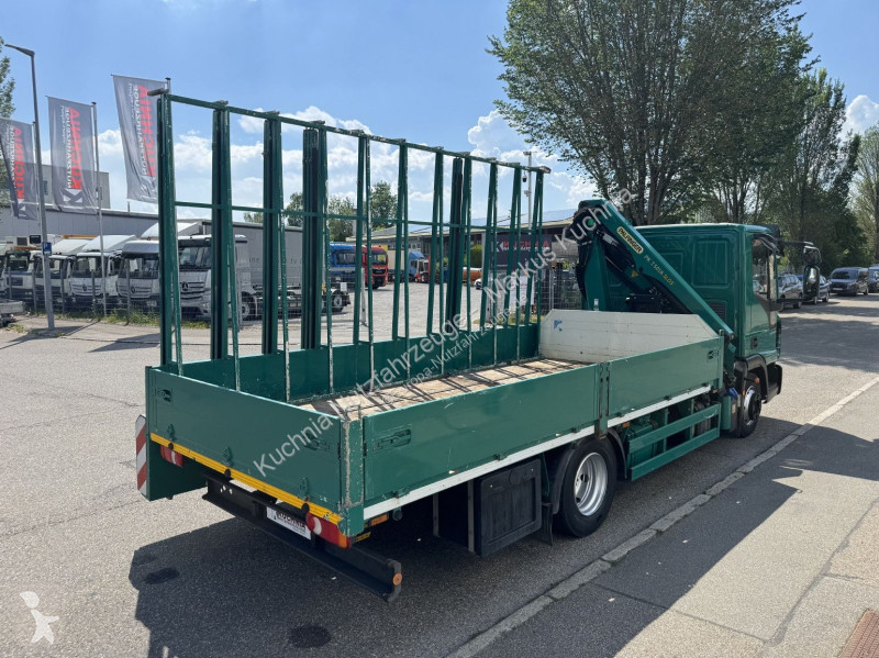 شاحنة Iveco 75-21 HEGLA-Glastransport Kran Funk E6