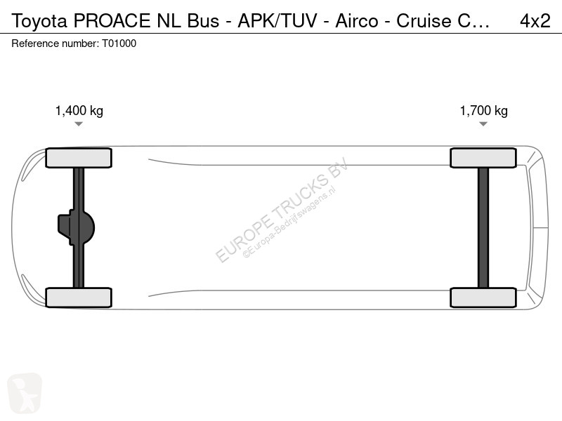 Furgoneta Toyota NL Bus - APK/TUV - Airco -...