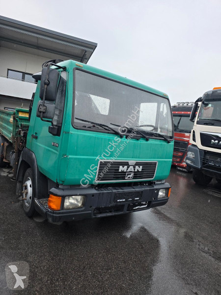 Furgoneta MAN 8.174 / E3 / Kipper Kran Greifer...