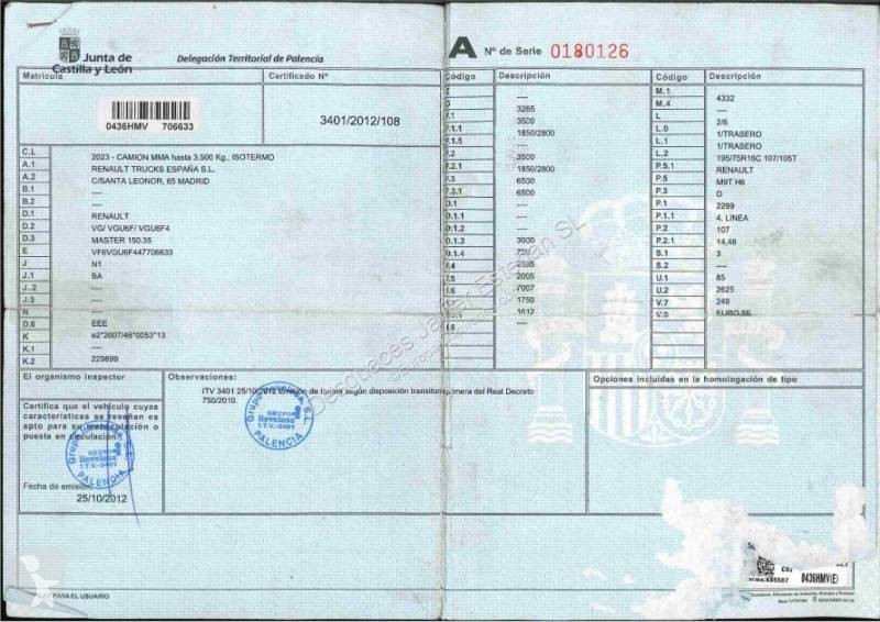 Véhicule utilitaire Renault 150.35