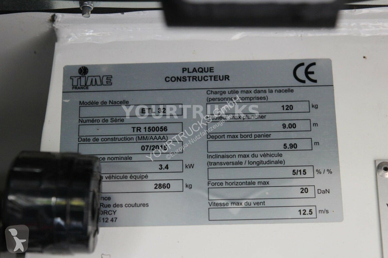 Furgoneta Renault 125 dci Versalift ETL32 11m...