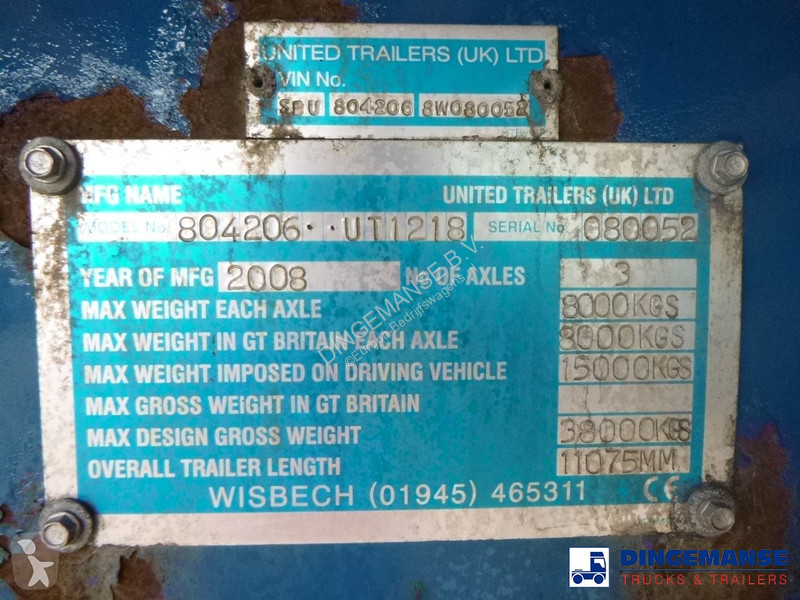 Autoutilitară   Tipper trailer alu 52 m3 +...