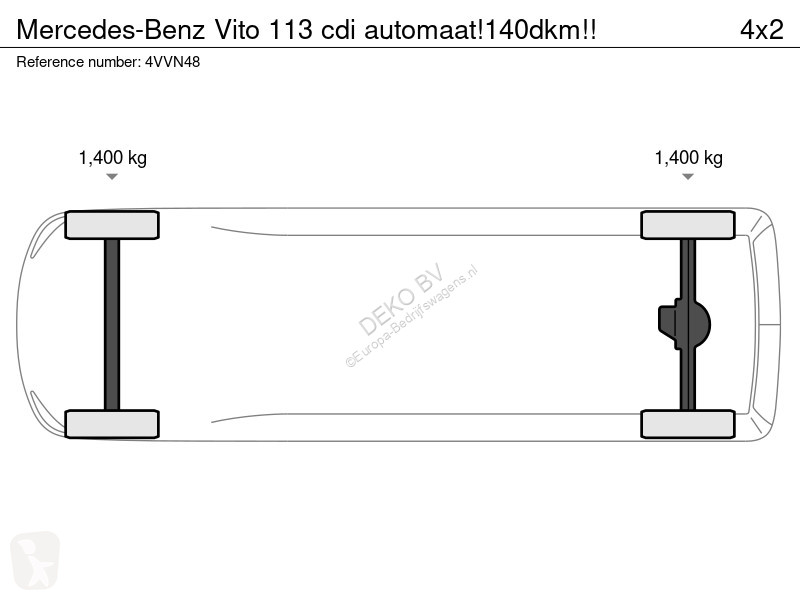 Véhicule utilitaire Mercedes 113 cdi...