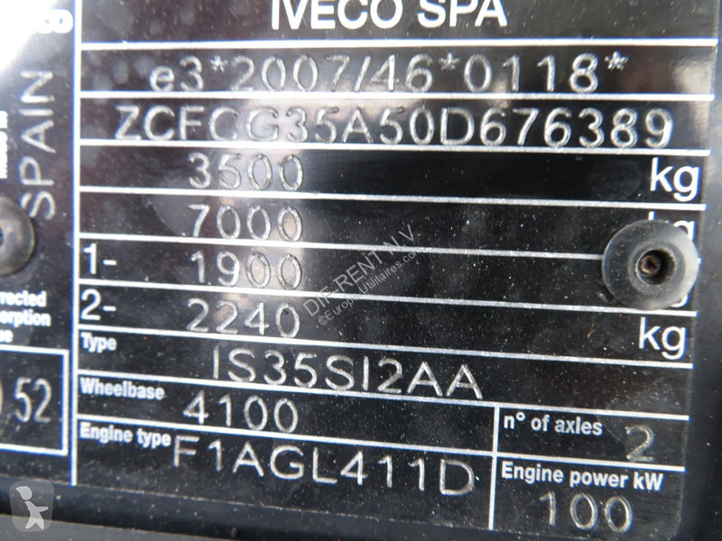 Veículo utilitário Iveco 35 S 14 A8