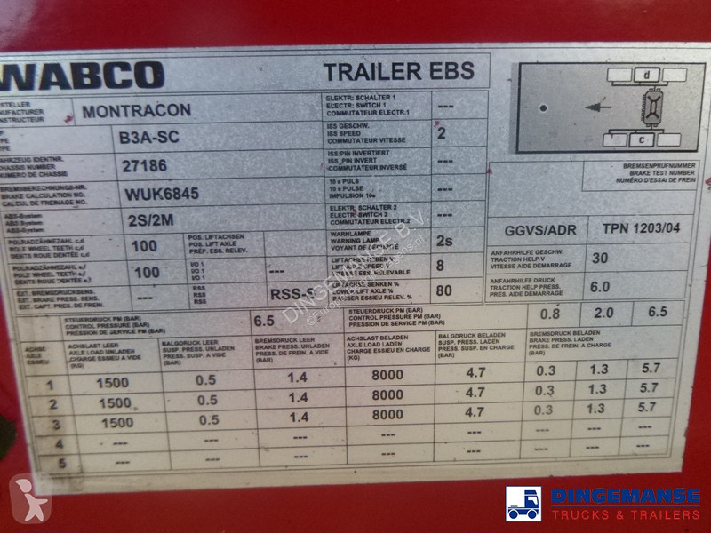 Veicolo commerciale   Tipper trailer alu 53.6...