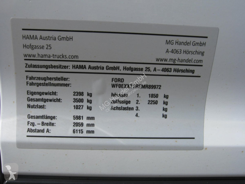 Užitkové vozidlo Ford Transit  Trend L3H3, Allrad