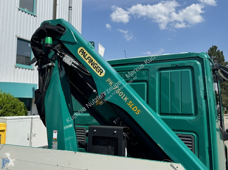 شاحنة Iveco 75-21 HEGLA-Glastransport Kran Funk E6