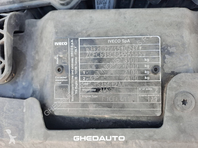 Haszongépjármű Iveco DAILY 35C18 3.0...