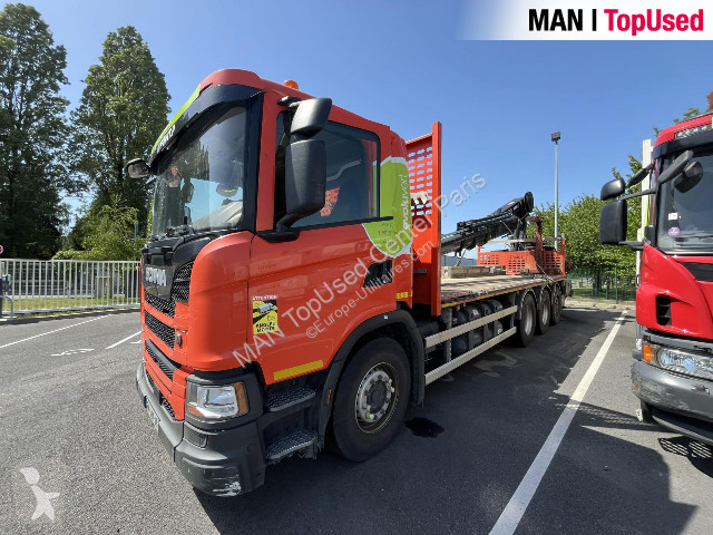 Scania PLATEAU Grue arrière van