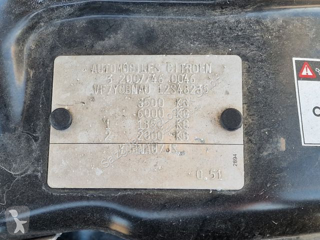 Furgoneta Citroën / Ladebordwand / 3 Sitzen /...