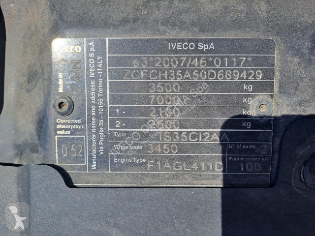 Furgoneta Iveco DAILY 35C14 - 3450