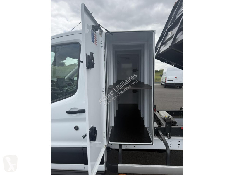 عربة نفعية Ford TRANSIT 165ch benne et coffre +...