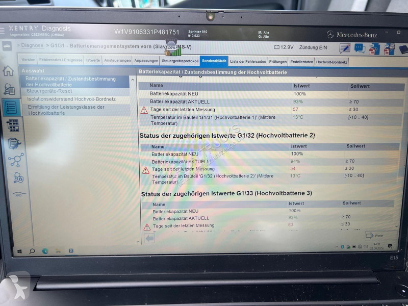 عربة نفعية Mercedes e L2H2...