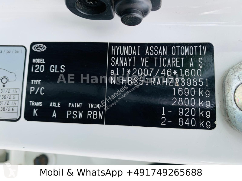 Samochód dostawczy Hyundai i20 blue Trend 1,4 L...