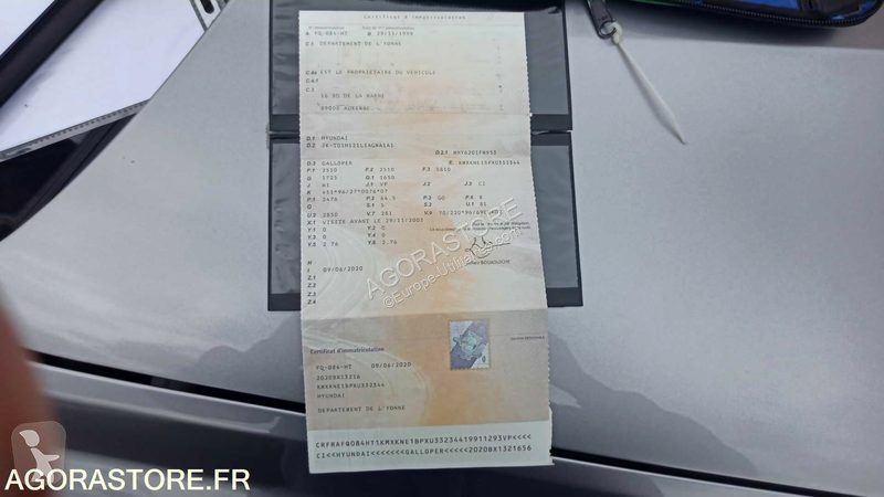 Veículo utilitário Hyundai GALLOPER