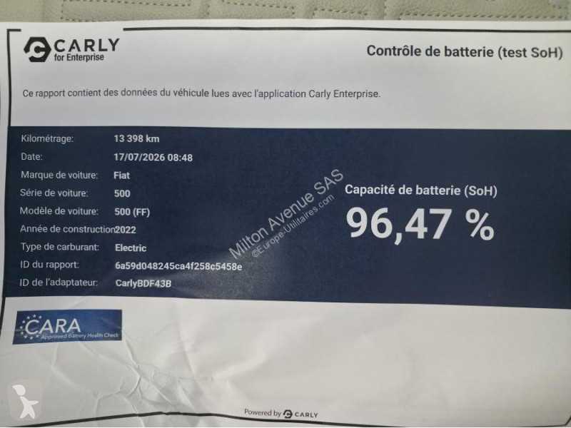 Veicolo commerciale Fiat 500 Fiat Electrique 42...