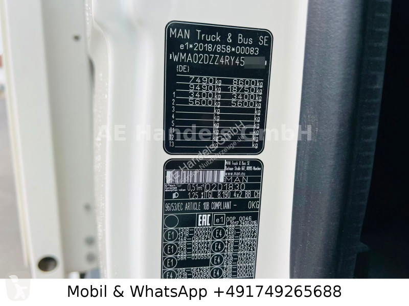 Furgoneta MAN TGL 8.190 CC BB *LDW/AHK/Klima