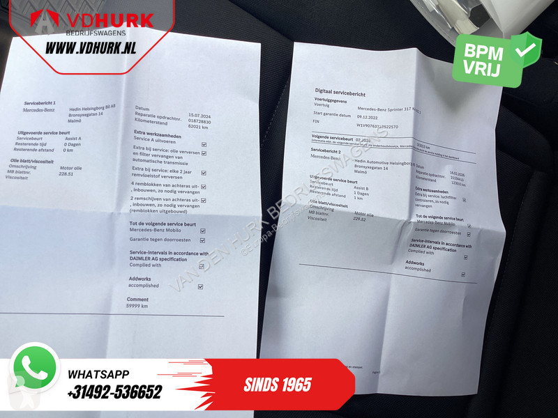 Bedrijfswagen Mercedes 317 CDI Aut. L2H2 LED/...