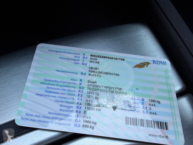 Véhicule utilitaire Audi A3