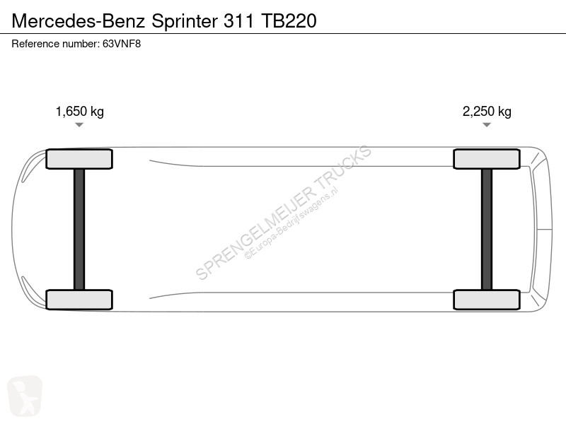 Mercedes 311 TB220 Transporter