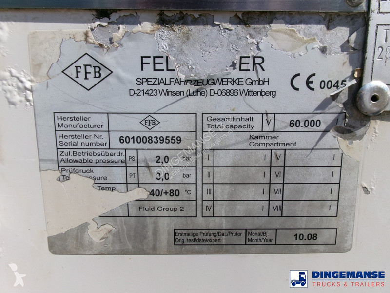 Semi reboque Feldbinder Powder tank alu...
