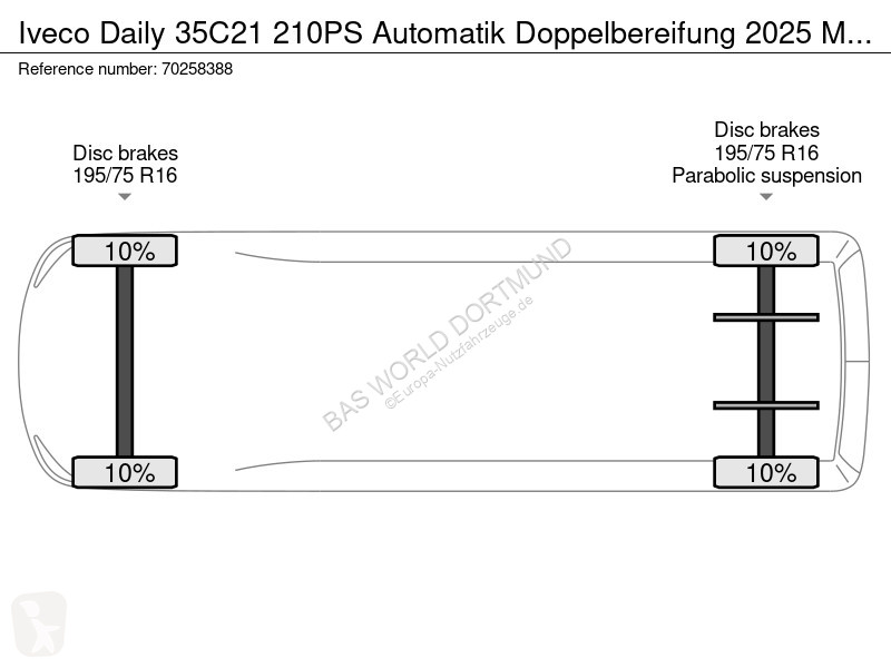 Nyttofordon Iveco 35C21 210PS Automatik...