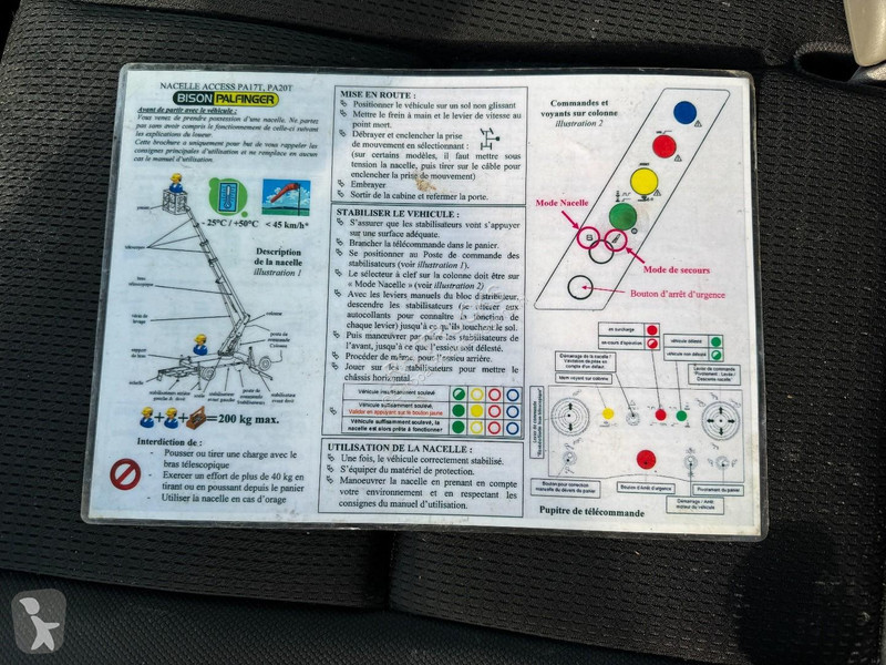 Furgoneta Nissan PALFINGER HOOGWERKER 20 METER...