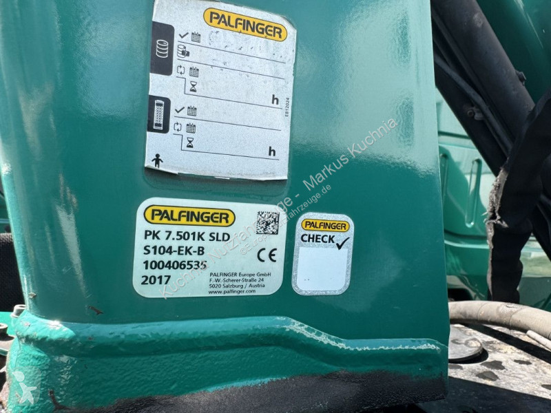 شاحنة Iveco 75-21 HEGLA-Glastransport Kran Funk E6